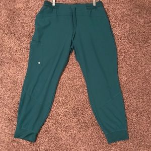 Barco One green jogger scrub bottoms